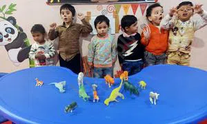 Junior DPS, Sector 18, Rohini, Delhi Classroom