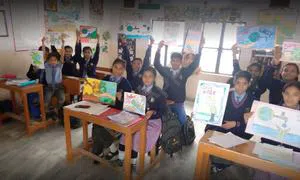 SD Gyanodaya public school, Vikas Nagar, Hastsal, Delhi Classroom