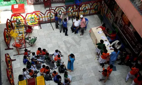Mother Convent School, Fazalpur, Mandawali, Delhi Playground