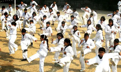 Happy Hours School, Pitampura, Delhi Karate