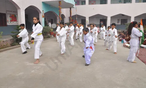Rajender Lakra Model School, Bakhtawarpur, Delhi Karate