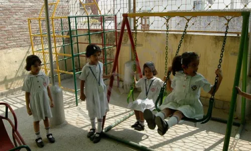 Rabea Girls' Public School, Sangam Vihar, Delhi Playground