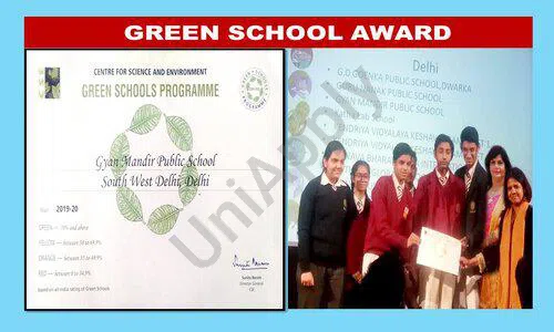 Gyan Mandir Public School, Naraina Vihar, Naraina, Delhi School Awards and Achievement 9