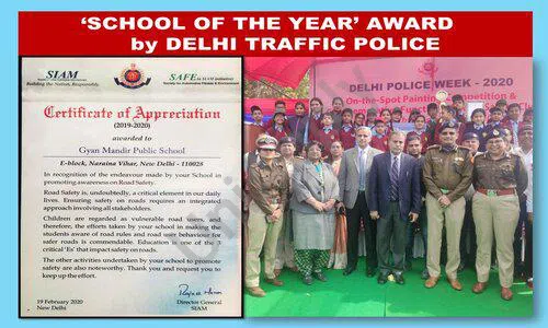 Gyan Mandir Public School, Naraina Vihar, Naraina, Delhi School Awards and Achievement 8