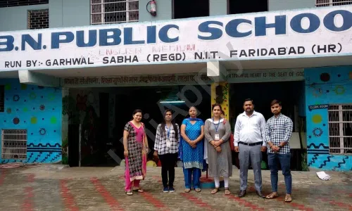 B N Public School, Sector 2C, Faridabad School Faculty