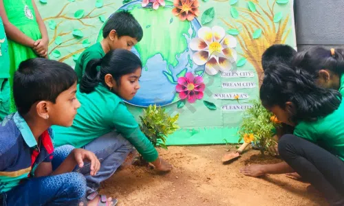 Narayana e-Techno School, Attur Layout, Yelahanka New Town, Bangalore Gardening