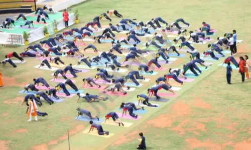 Trio World School, Sahakar Nagar, Bangalore Yoga