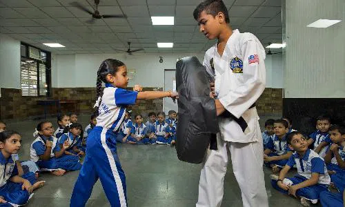 S.E. International School, Borivali West, Mumbai Taekwondo