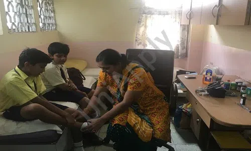Maneckji Cooper Education Trust School, Mangelwadi, Juhu, Mumbai Medical Room