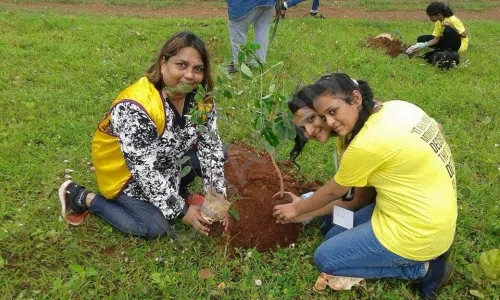 Rizvi Springfield High School, Khar Danda, Mumbai Gardening