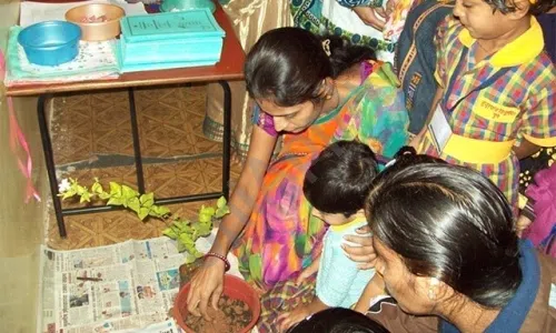 Huzurpaga Girls' English Medium School, Katraj, Pune Gardening