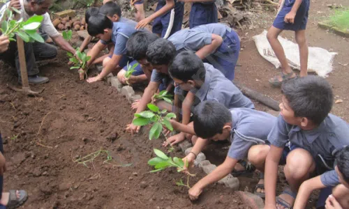 Jnan Vikas Mandal’s New English School And Junior College, Airoli, Navi Mumbai Gardening