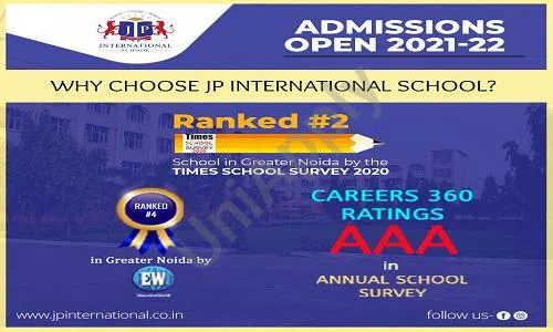 JP International School, Omega 1, Greater Noida School Awards and Achievement