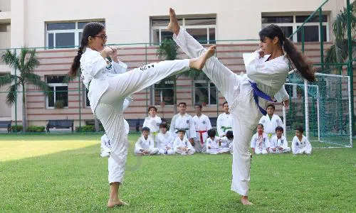 K.R. Mangalam World School, Sector 6, Vaishali, Ghaziabad Karate 1